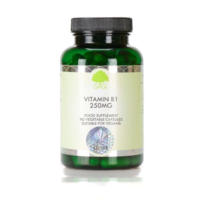 Vitamina B1 Tiamina 250mg, 90 capsule, G&G