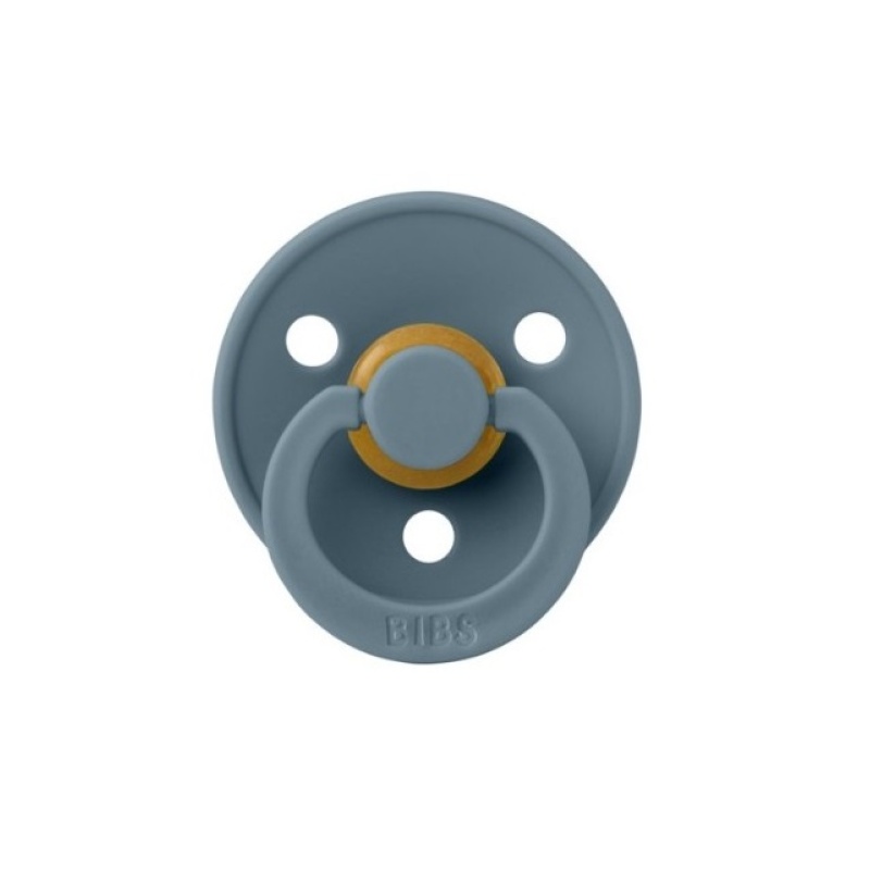 Suzeta din latex cu tetina anatomica 0 luni+ Colour Petrol, 1 bucata, Bibs