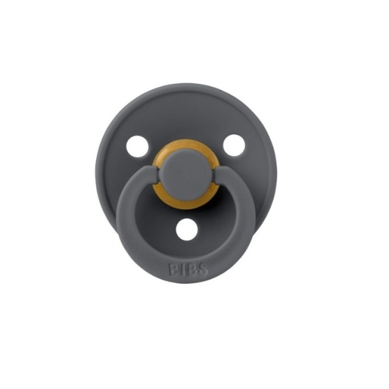 Suzeta din latex cu tetina anatomica 0 luni+ Colour Iron, 1 bucata, Bibs