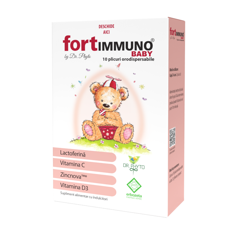 FortImmuno baby, 10 plicuri, Dr. Phyto
