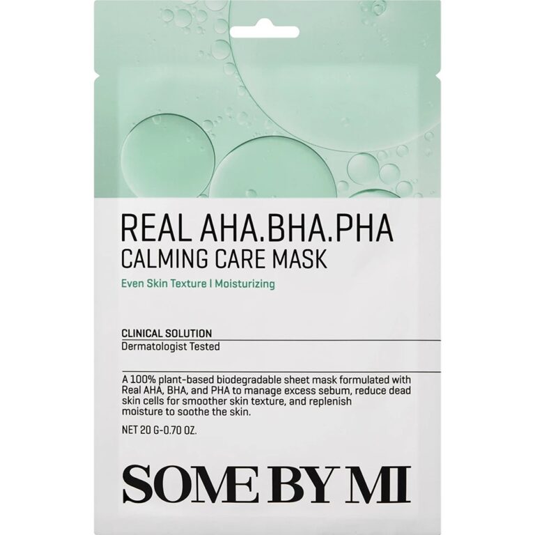 Mască de față calmantă SOME BY MI, o soluție accesibilă pentru tenul problematic?