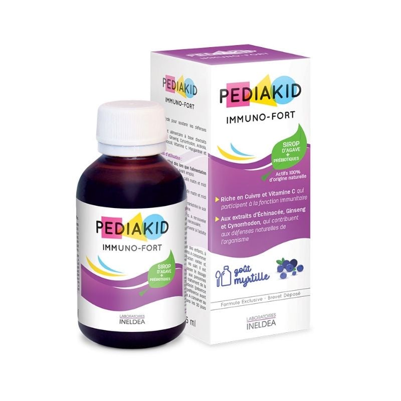 Siropul pediakid imuno-fort cu gust de afine, un sprijin gustos pentru imunitatea copiilor?