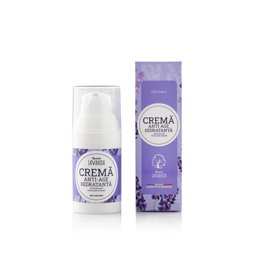 Cremă anti-age Nucul Din Lavanda, soluția pentru un ten revitalizat și ferm